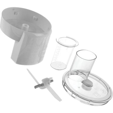 Hachoir électrique avec bol rapeur éminceur – Puissance 1200W – Pour robot ménager Bosch – Accessoire compatible MUM4