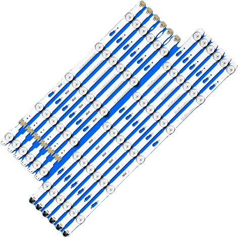 LED-Hintergrundbeleuchtungsstreifen, 973 mm Länge, 11 LED-Perlen, 3V Spannung, Kompatibilität mit verschiedenen TV-Modellen, langlebiges PVC-Material (1/5)