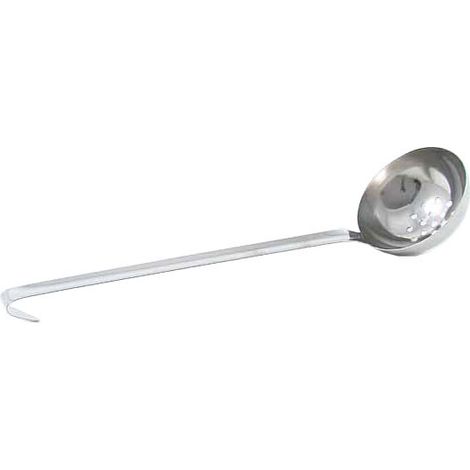 Gnali mestolo forato delta acciaio inox 6 cm
