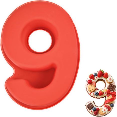 Nombre de Silicone Moule 3D en pour Décoration Gâteaux, Mariage, Anniversaire, Fête 9 -