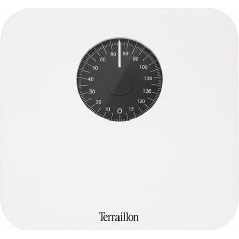 Báscula mecánica - Terraillon - NAUTIC BLANCO - 150kg - graduación 1kg - Robusta - Funciona sin pilas