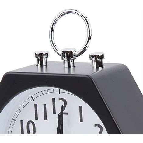 Réveil silencieux et doux pour enfants, minuteur, horloge numérique (noir) (1/5)