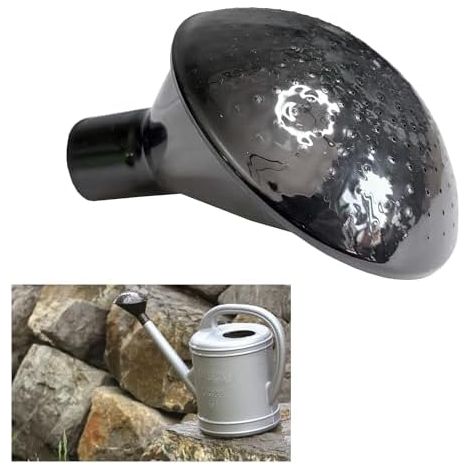 Ersatzbrause für Gießkanne, Sieb 5, 8, 10 und 14 Liter, Sprinklerkopf, Schwarz Kunststoff, Garten- und Blumenbeet-Gießkannen