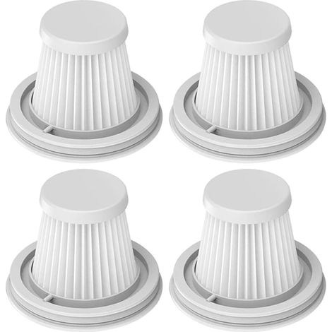 Rebirthcare Pack de 4 Filtros para XIAOMI Aspiradora de Mano SSXCQ01XY, Filtros HEPA de Repuesto con Cepillo de Limpieza (1/5)