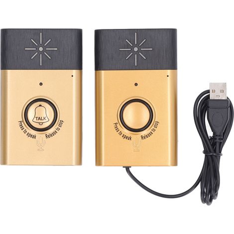 Sonnette vocale sans fil intelligente, interphone électronique bidirectionnel pour la sécurité de la maison et du bureau (1/5)