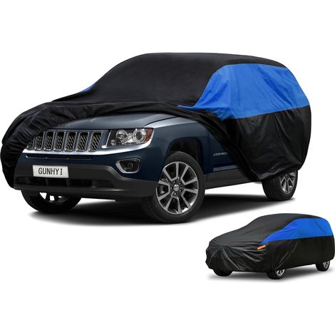 Housse de voiture Jeep sur mesure pour Jeep - Étanche - Toutes saisons - Pour automobiles - Légère - Protection extérieure complète contre le soleil, les UV, la pluie, la poussière, la neige et,Jeep C (1/5)