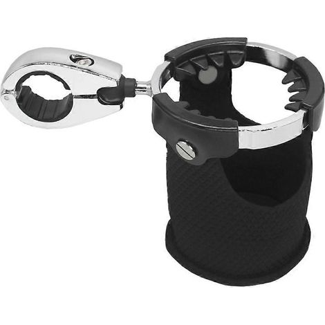 Motorrad-Getränkehalter/Wasserflaschenhalter aus Metall und Gummi für 7/8-Zoll-Schrauben