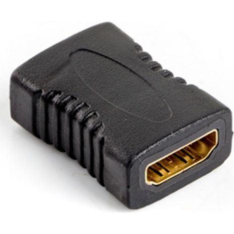 1 Adaptateur HDMI Femelle vers Femelle Type A 19 Broches Noir Version 1.4 pour Extension Câble (1/2)