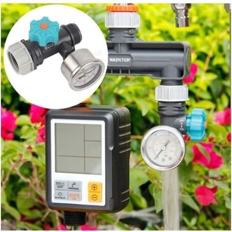 Einstellbares Wasserdruckminderventil, G3/4-Zoll-Wasserdruckventil, einstellbares Wasserdruckminderventil für die Bewässerung von Gartengewächshäusern (1/3)