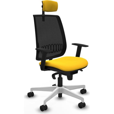Silla de oficina piqueras y crespo Alares negro espuma alta densidad (1/2)