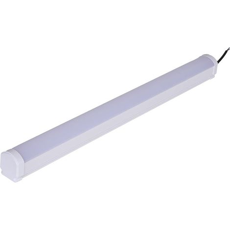 LED-Elektronikstreifen (18 W, 6400 K, 1820 lm), IP65, 60 x 4,6 x 5,1 cm, weiß und opal