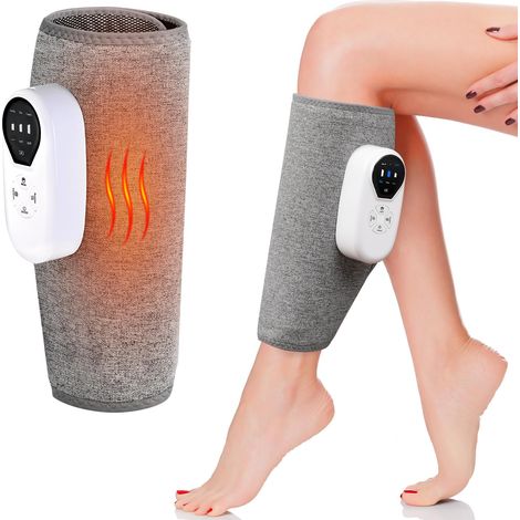 1 Appareil de massage pour jambes, 3 modes, chauffage 60°C, affichage intelligent, cuisses et mollets, maison bureau voyage (1/5)
