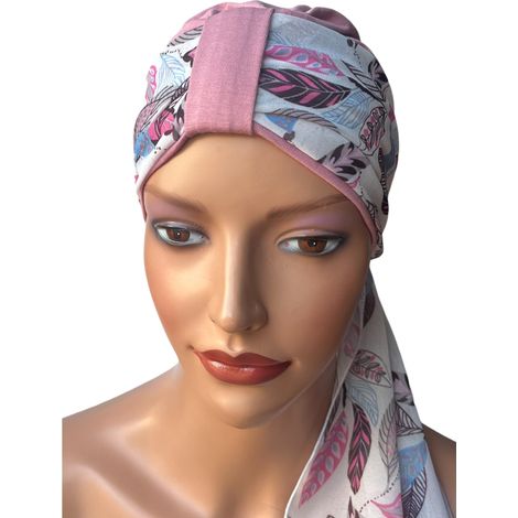 Turbante Julia Polska para mujer, bufanda y gorro, confeccionado en bambú para la playa y el uso diario. (1/5)