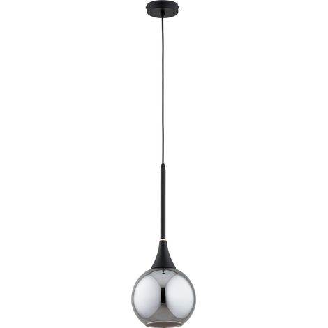 Suspension noire chic, accent or, E27 15W LARIKO Alfa (1/2)