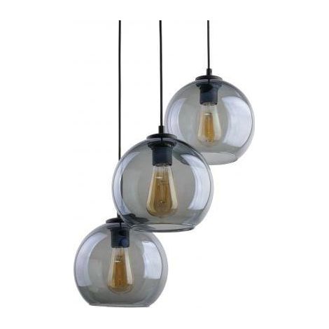 Tk-lighting Cubus Graphite Suspension Luminaire 40 cm (1/2)
