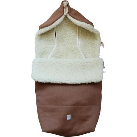 KAISER Kinderwagen Fußsack Lotte Wolle (Loden) burro