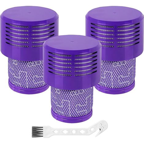 Lot de 3 Filtres de Remplacement pour Dyson V10 Cyclone Series SV12 V10 Absolute Animal Total Clean Motorhead Filtres de Rechange Réutilisable DY-969082-01 (1/5)