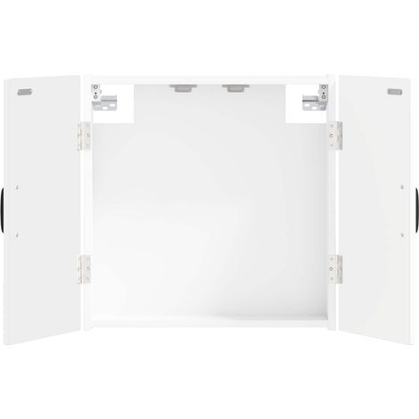 vidaXL Armario para dianas UTRECHT Blanco 52,5 x 10,5 x 53,5 cm (1/2)
