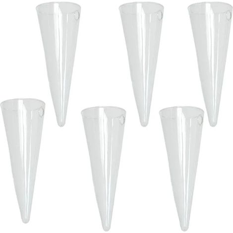 Ensemble de 6 vases muraux de formes varies pour plantes (1/5)