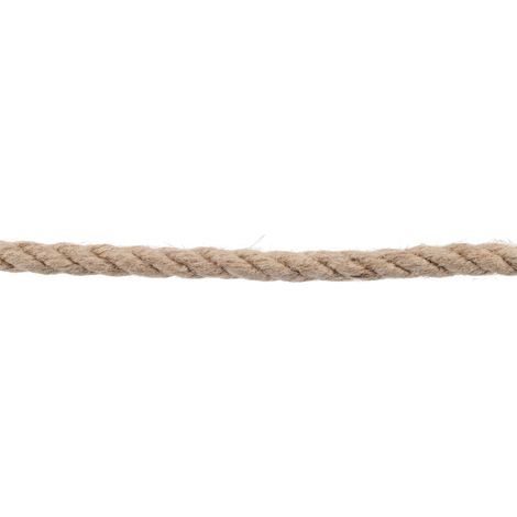 Juteseil 10 mm, 200 m, 3-litzig, imprägniert