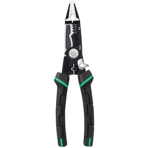 Pince universelle multifonction 10 fonctions en 1 Coupe, sertit, dénude Pour électricien, plombier, bricoleur EDC compact (1/5)