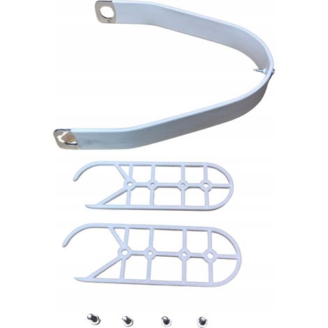 Soporte rígido de aluminio para guardabarros Ninebot Max / Motus Scooty 10 (Blanco) (1/4)