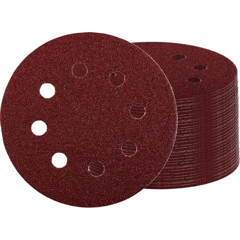 Einhell 492185 Schleifpapier für Exzenterschleifer Körnung (num) 120 (Ø x H) 125 mm x 13 cm 100 S (1/5)