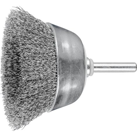 Brosse boisseau TBU ST D.70mm tige fil épaisseur 0,2mm STA 15mm PFERD (Par 10) (1/4)