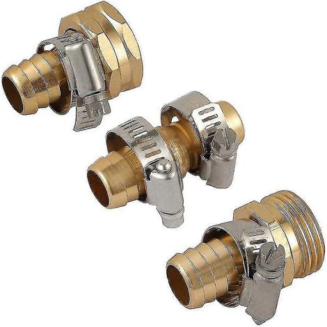 Set De Raccords De Réparation Pour Tuyau D'arrosage Durable, Raccords Mâle Et Femelle Pour Tuyau De Jardin bd