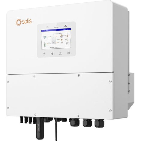 Onduleur V-TAC Solis triphasé hybride haute tension 12 kW CEI 0-21 mètres TA IP66 (1/5)