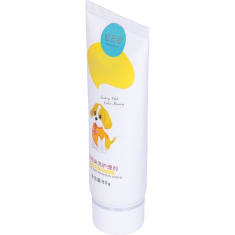 Crème colorante temporaire pour poils d'animaux, à faire soi-même, pour chiens, non toxique, outil de toilettage, 80 g (vert) (1/5)