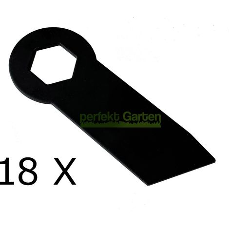 18 X 10,1 CM lame de scarificateur pour Oleo-Mac OM-LINE WE40L / Faworyt GTW40 (1/3)