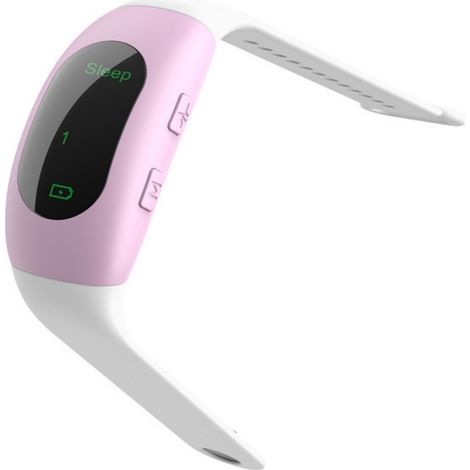 Wiederaufladbare smarte Schlafmaske – Mikrostromtherapie gegen Schlaflosigkeit, Migräne und für tiefe Entspannung (Pink)