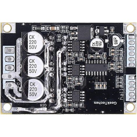 Drehzahlreglermodul für bürstenlose Motoren, BLDC-Treiberplatine für PWM 15A 500W DC 12V–36V