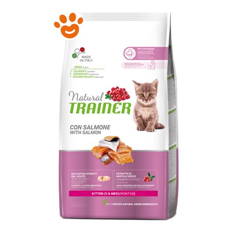 Trainer Natural Cat Kitten Salmone - Trainer Natural Cat Kitten Salmone - Sacco Da 1,5 Kg