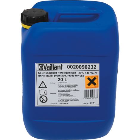 Solution de saumure d'éthylène glycol 20 litres