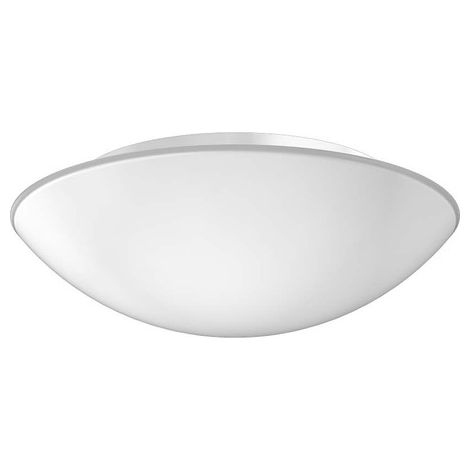 Rzb Serie Flat-Basic Plafoniera Bianca Compatta Interno