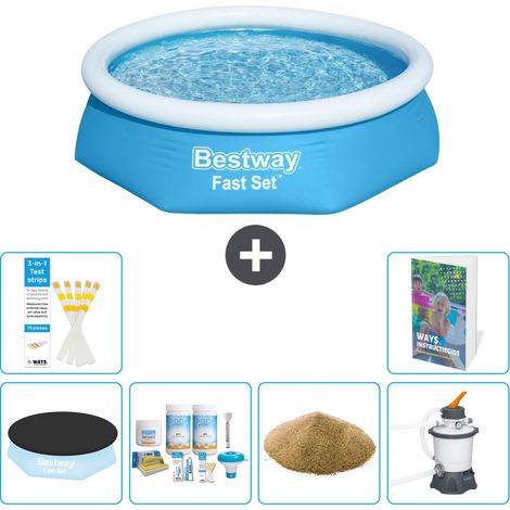 Bestway Piscina Bestway Fast Set Redonda - 244x61 cm - 7-piezas S47 (1/5)