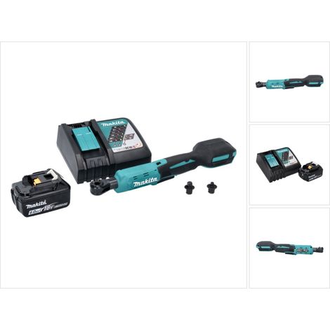 Avvitatore a cricchetto a batteria Makita DWR 180 RG1 18 V 47,5 Nm 1/4" 3/8" + 1x batteria ricaricabile 6,0 Ah + caricatore