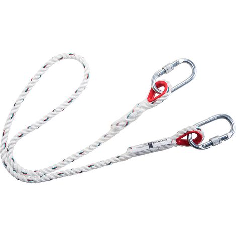 Lanière De Retenue à Corde Simple - Blanc - Portwest (1/2)