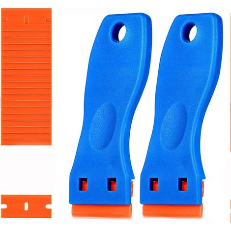 Mini Grattoir Plastique 20 Lames Rechange Outil Nettoyage Multifonction (1/5)