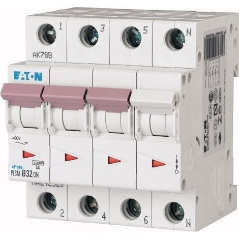 Eaton Modèle 3+N Sicherungsautomat Typ C 32 Ampere