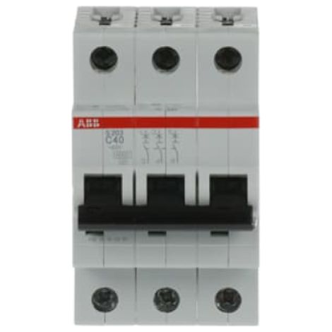 ABB S468404 - Magnetotermico ABB S203 3P C40 6kA System pro M Compact (1/3)