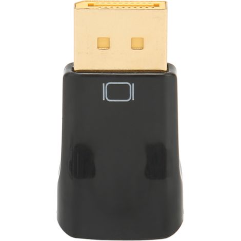Adaptateur DisplayPort vers VGA, connecteur DP vers VGA mâle/femelle, compatible avec les ordinateurs, ordinateurs de bureau, ordinateurs portables, PC, moniteurs, projecteurs et téléviseurs HD. (1/5)