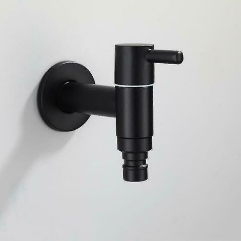Lot de 2 robinets extérieurs en acier inoxydable 304, compagnon robuste pour le jardin, adaptés à un usage intensif en extérieur. (1/2)