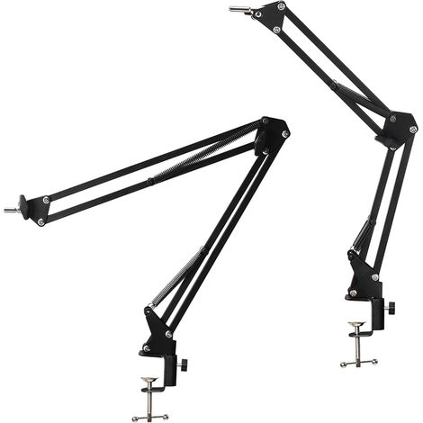 Support Flexible pour Microscope Monoculaire, Bras Réglable à 360 Degrés Et Ensemble D'anneaux D'objectif De 42mm, Support Pliable pour Caméra Industrielle (1/5)