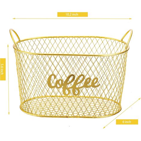 Espresso Pod Storage Rack Kitchen Organizer Fruit Coffee Pod Container (1/4)