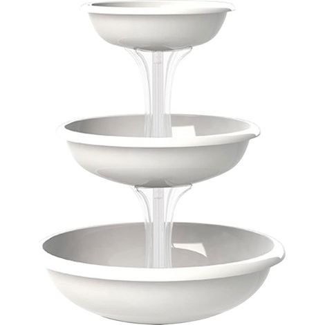 CIOTOLA PER FIORI 'FONTANA' Ø cm 30/40/50 - bianco  - BAMA