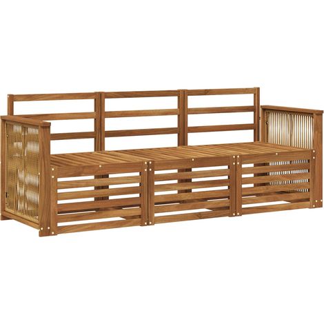 Juegos de sofás 3 pcs Madera de Acacia Sólida vidaXL