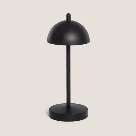 Lampe à Poser LED Portable Extérieure Métal avec Batterie Rechargeable Pirinoa Noir